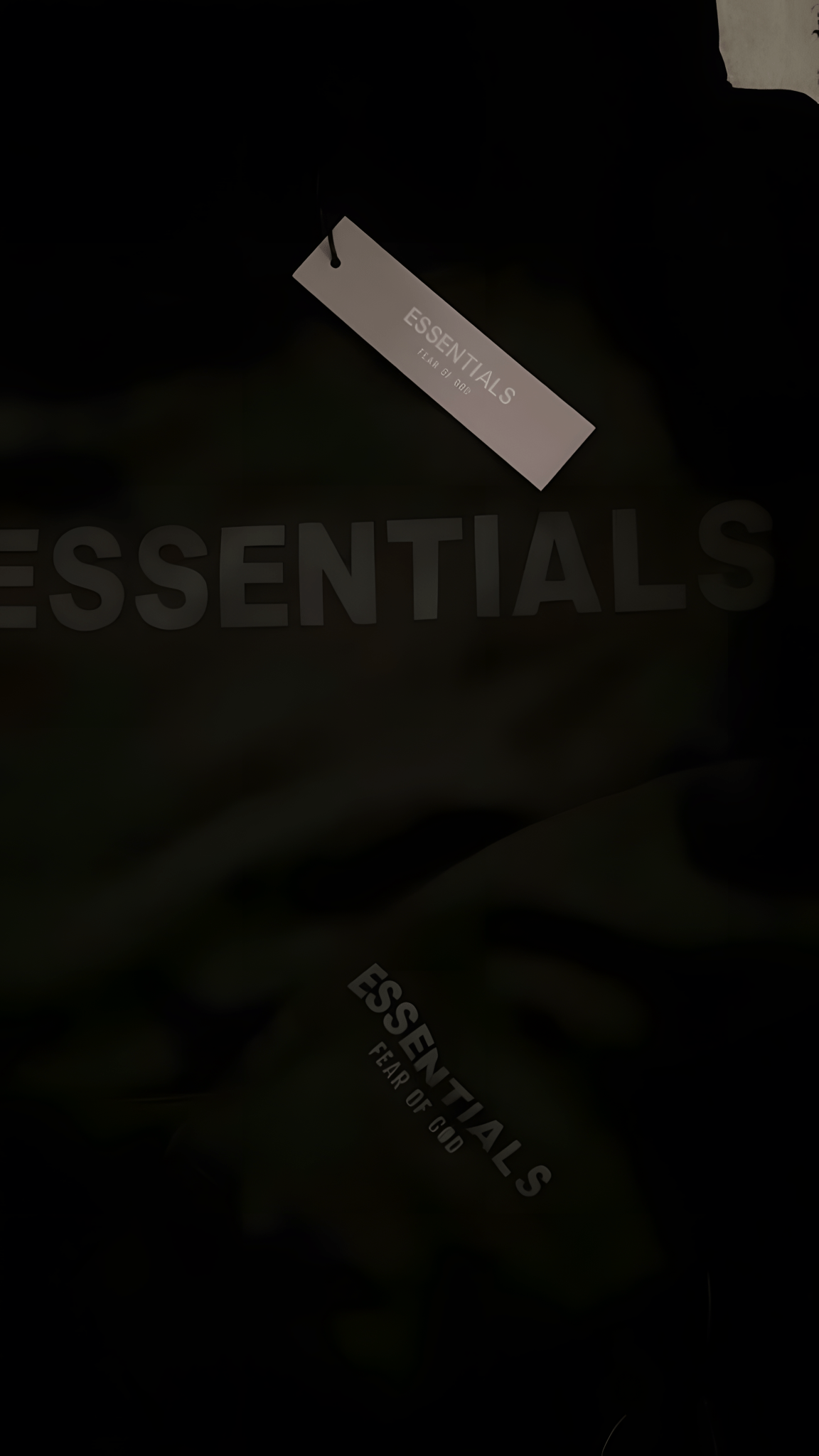 Fear of God Essentials - Hoodie Black - Closet 99™